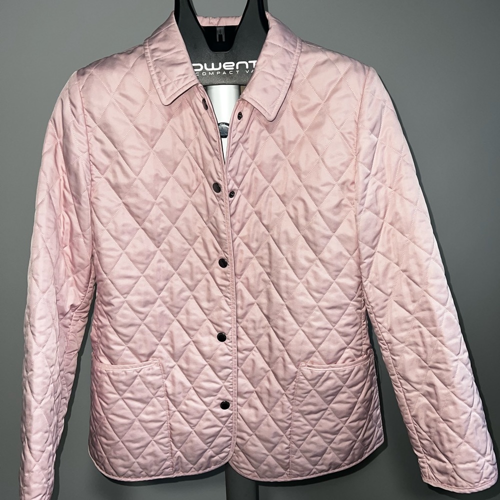 Burberry Pink Quilted Jacket